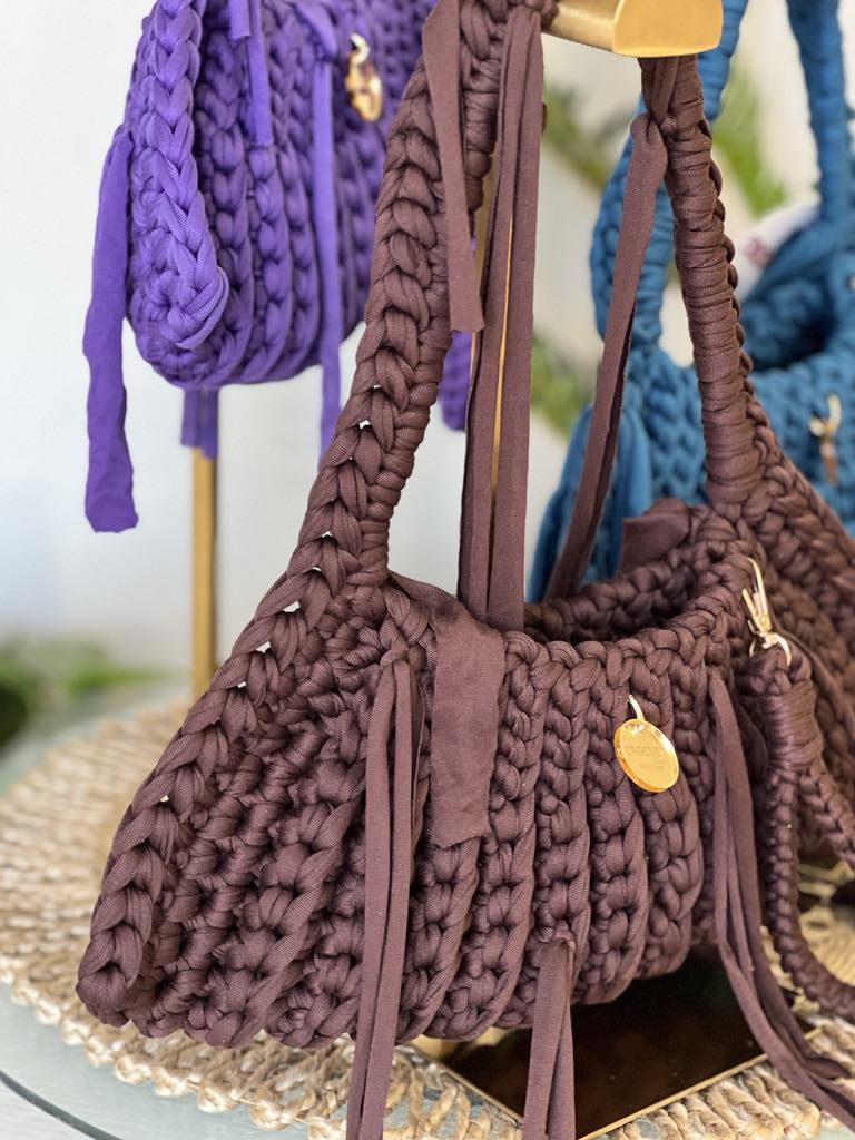 The JOY BAG large Deep Green Blue