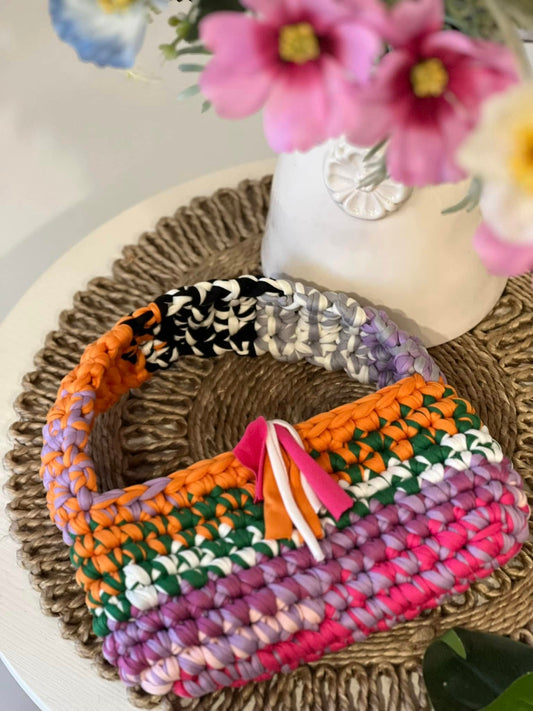 THE CANDY BAG Multi w Orange