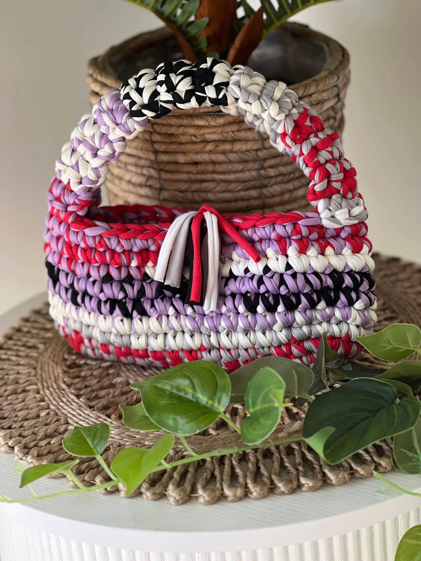 THE CANDY BAG Multi w Red