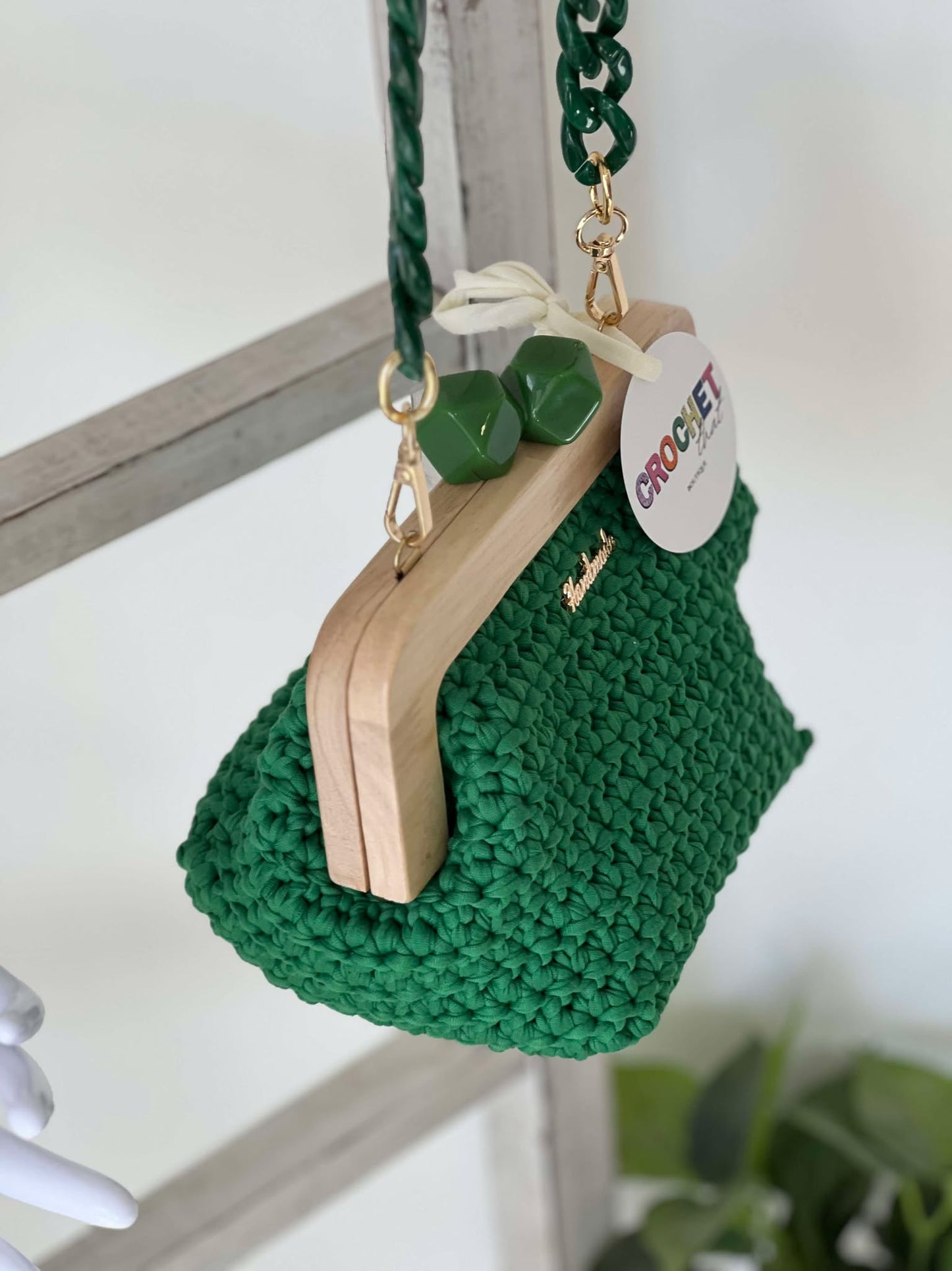 THE WILLOW Outing BAG in Emerald Green