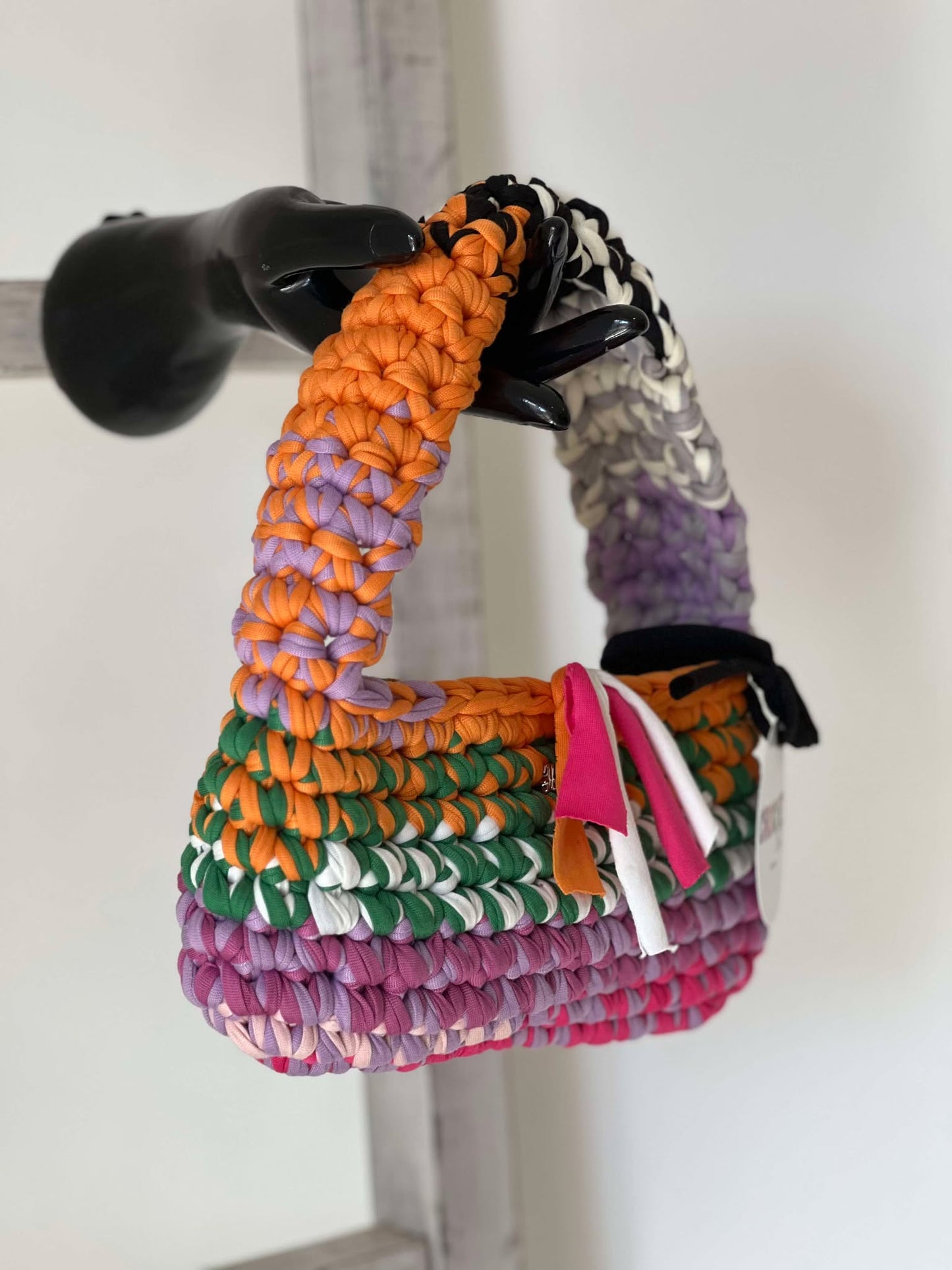 THE CANDY BAG Multi w Orange