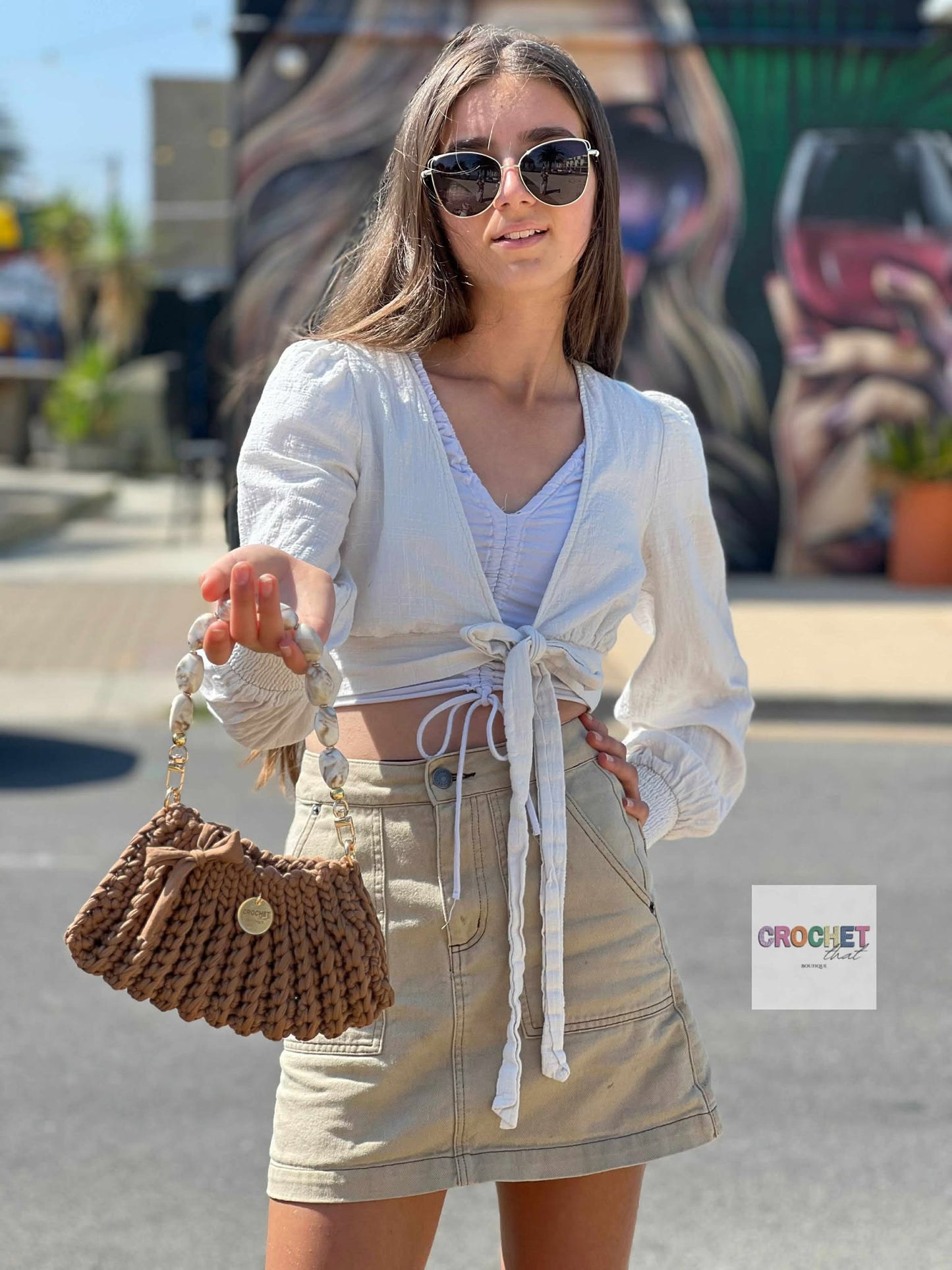 The JOY BAG Small TAN