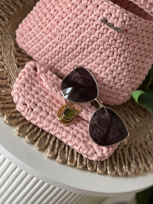 MINNY BAGS w MATCHY MATCH sunnies case Blush