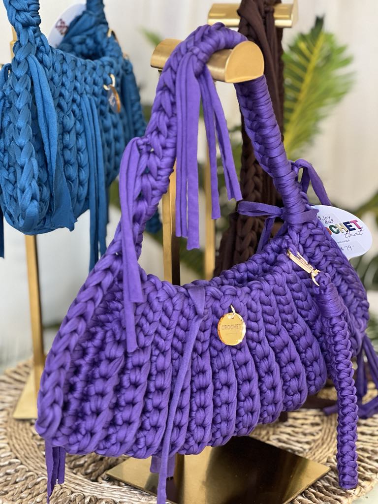 The JOY BAG large Deep Green Blue